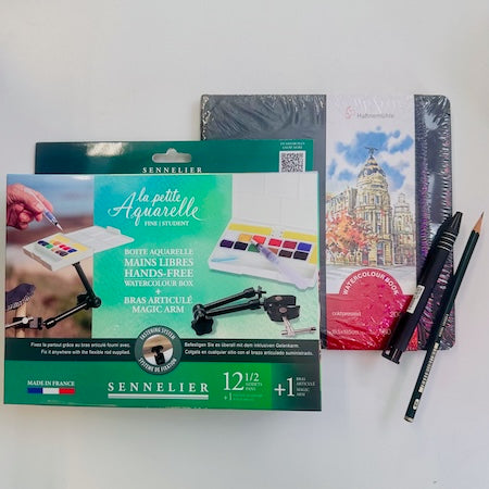 Sennelier Artist’s Travel Watercolor Studio - Perfect For Urban
