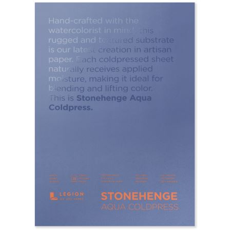 Legion Paper Stonehenge Aqua Watercolor Block, Cold-Press