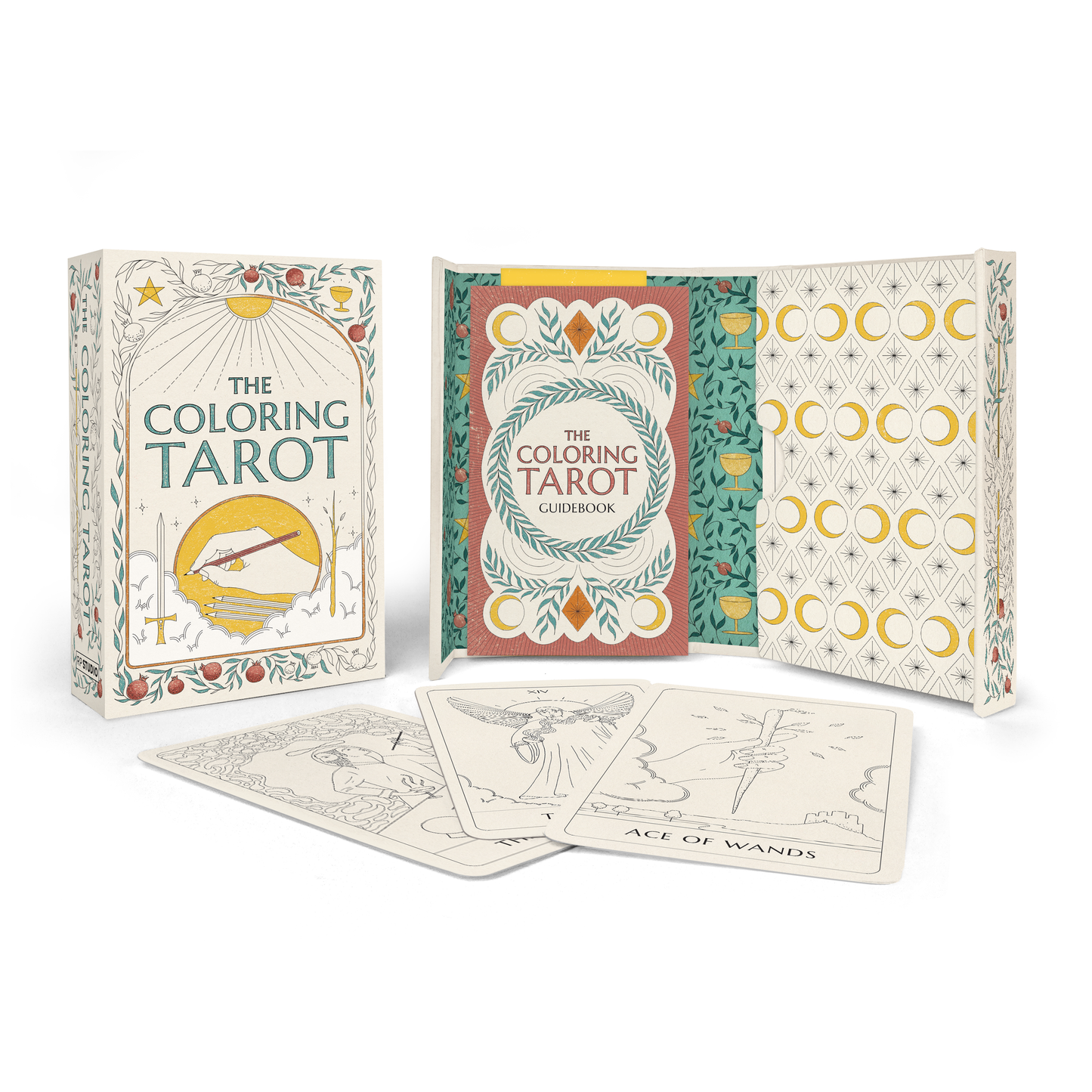 The Coloring Tarot Deck & Guidebook