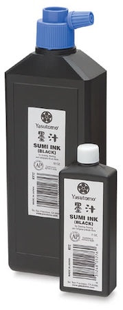 Yasutomo Liquid Sumi Ink, 2 oz., Black