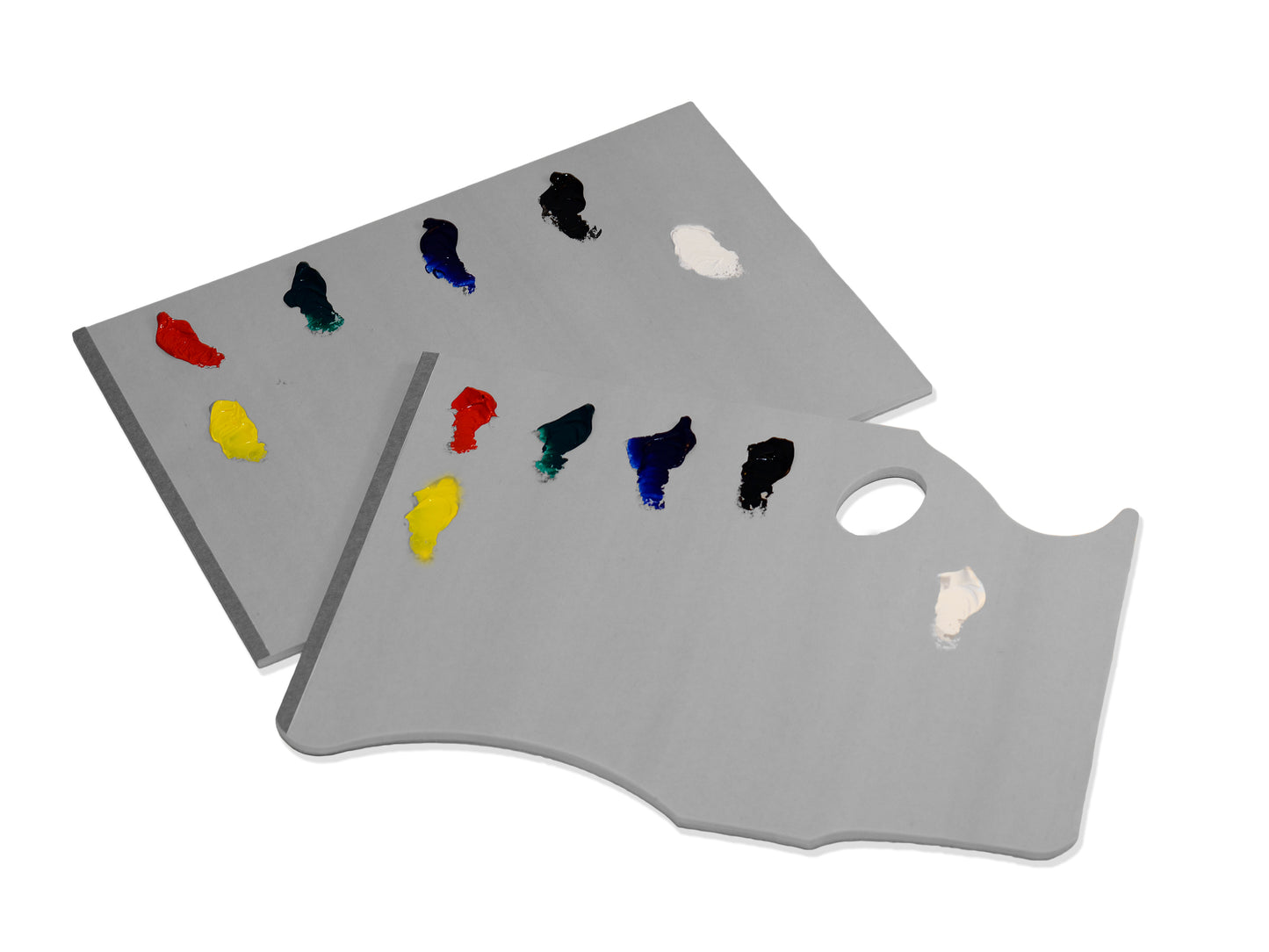 New Wave Art Palette, Disposable Paper Palettes, Grey Rectangular