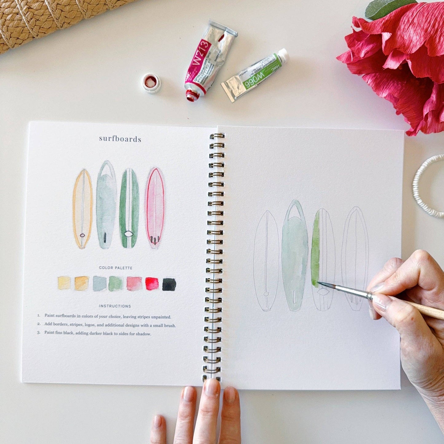 Watercolor Workbooks By Emily Lex Studio — practice lessons, exercises and study projects