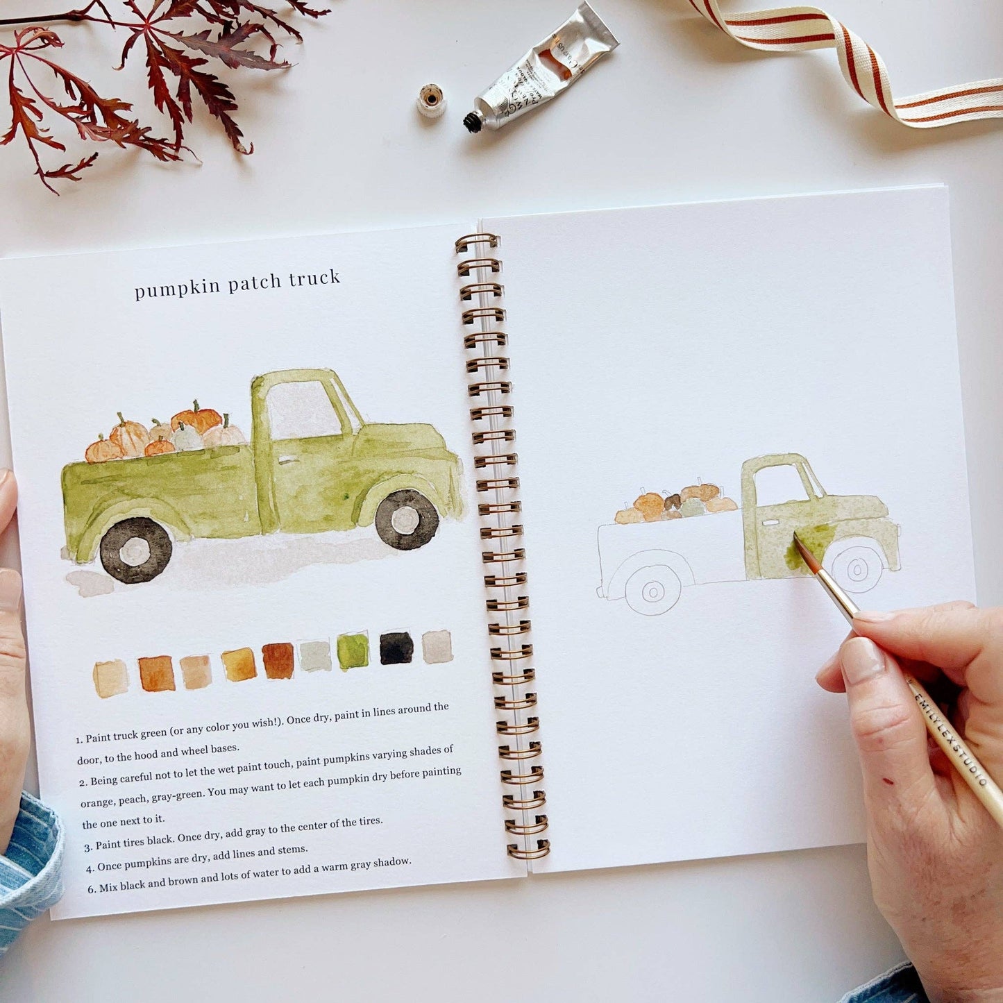 Watercolor Workbooks By Emily Lex Studio — practice lessons, exercises and study projects