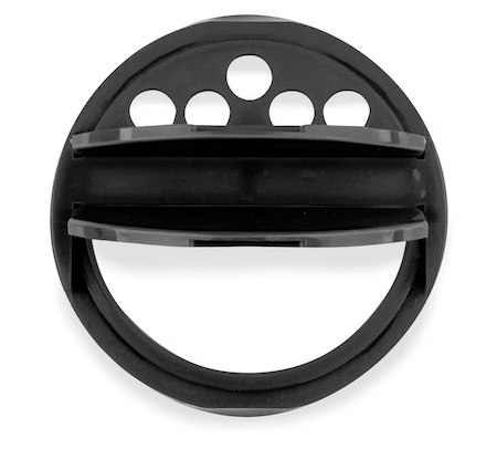 Plastic Jars - 8 oz, Unlined, Black Cap