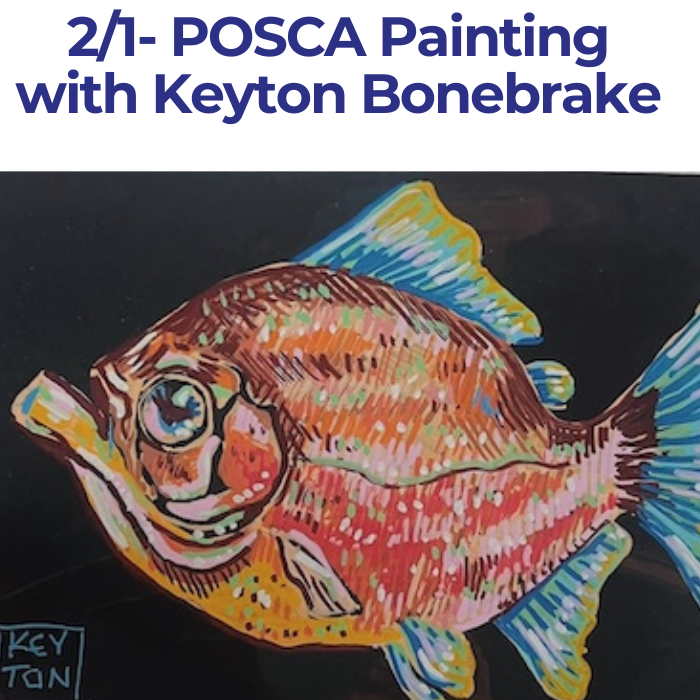 Pop Art POSCA Workshop with Keyton Bonebrake