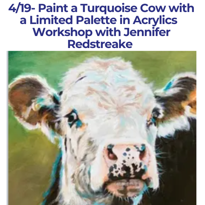 4/19 - Paint a Realistic Rooster with a Limited Palette in Acrylics  - Workshop with Jennifer Redstreake