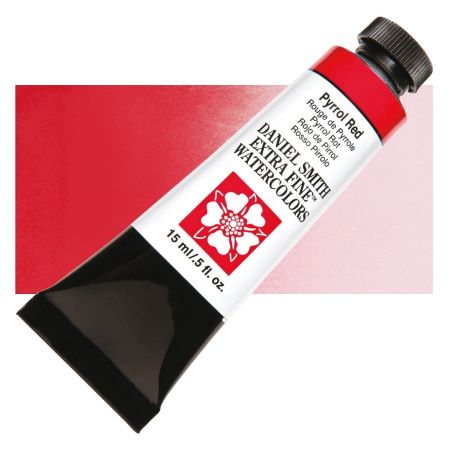 Daniel Smith Extra Fine Watercolor - Pyrrol Red, 15 ml Tube