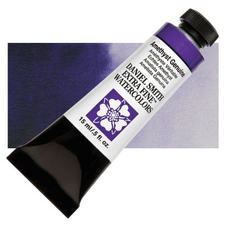 Daniel Smith Extra Fine Watercolor - PrimaTek, Amethyst Genuine, 15 ml Tube