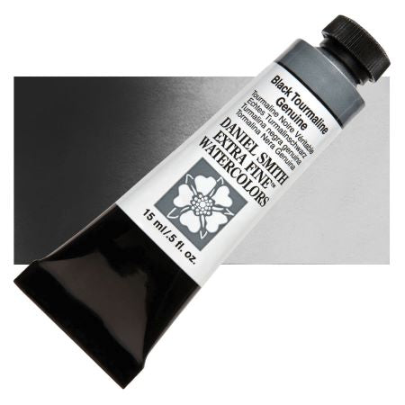 Daniel Smith Extra Fine Watercolor - PrimaTek, Black Tourmaline Genuine, 15 ml Tube