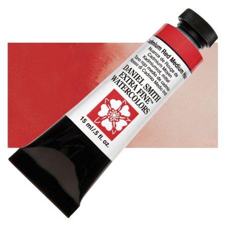 Daniel Smith Extra Fine Watercolor - Cadmium Red Medium Hue, 15 ml Tube