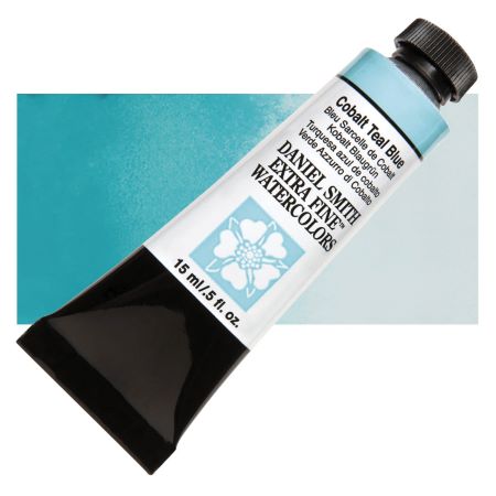 daniel smith extra fine watercolors cobalt teal blue