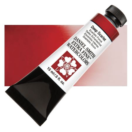 daniel smith extra fine watercolors deep scarlet