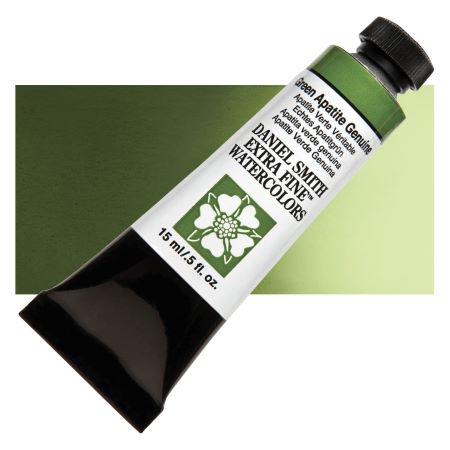 Daniel Smith Extra Fine Watercolor - PrimaTek, Green Apatite Genuine, 15 ml Tube