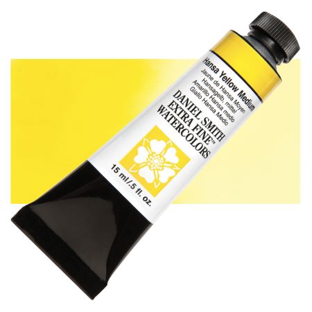 daniel smith extra fine watercolors hansa yellow medium