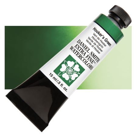 Daniel Smith Extra Fine Watercolor - Hooker's Green, 15 ml Tube