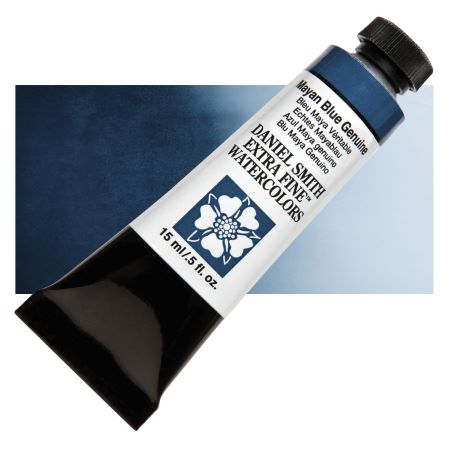 Daniel Smith Extra Fine Watercolor - Mayan Blue Genuine, 15 ml Tube