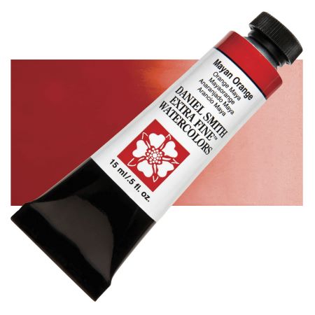 Daniel Smith Extra Fine Watercolor - Mayan Orange, 15 ml Tube