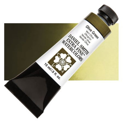 daniel smith extra fine watercolors olive green