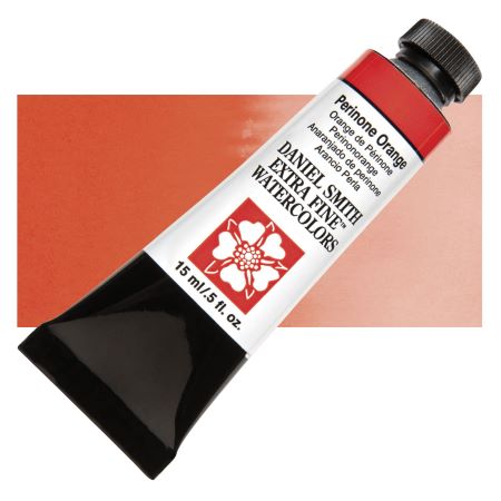 Daniel Smith Extra Fine Watercolor - Perinone Orange, 15 ml Tube