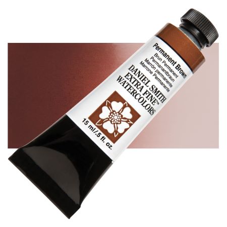 Daniel Smith Extra Fine Watercolor - Permanent Brown, 15 ml Tube