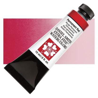 daniel smith extra fine watercolors permanent red