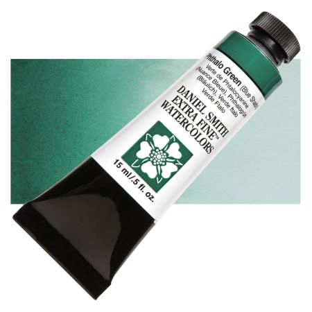 Daniel Smith Extra Fine Watercolor - Phthalo Green Blue Shade, 15 ml Tube