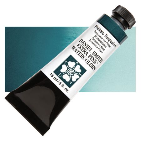 Daniel Smith Extra Fine Watercolor - Phthalo Turquoise, 15 ml Tube