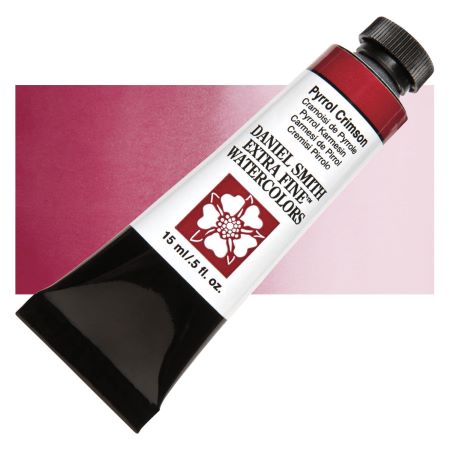 Daniel Smith Extra Fine Watercolor - Pyrrol Crimson, 15 ml Tube