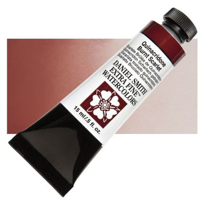 daniel smith extra fine watercolors quinacridone burnt scarlet