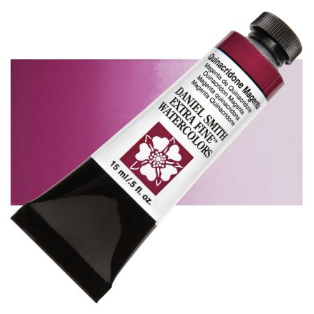 Daniel Smith Extra Fine Watercolor - Quinacridone Magenta, 15 ml Tube