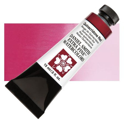 daniel smith extra fine watercolors quinacridone red