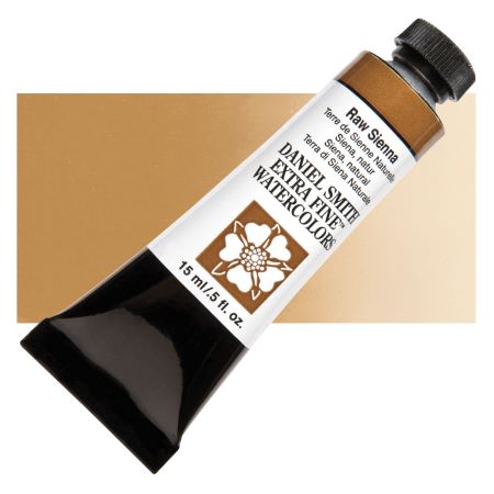 Daniel Smith Extra Fine Watercolor - Raw Sienna, 15 ml Tube