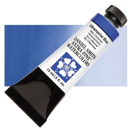 Daniel Smith Extra Fine Watercolor - Ultramarine Blue, 15 ml Tube