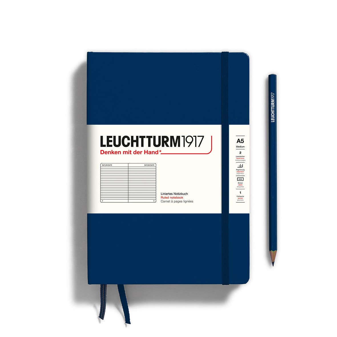 LEUCHTTURM1917 Medium A5 Notebook – Hardcover & Softcover