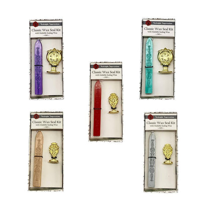 Five Classic Wax Seal Kits in packaging on a white background
