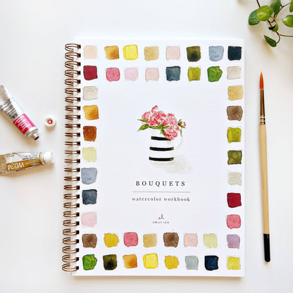 Watercolor Workbooks By Emily Lex Studio  — practice lessons, exercises and study projects