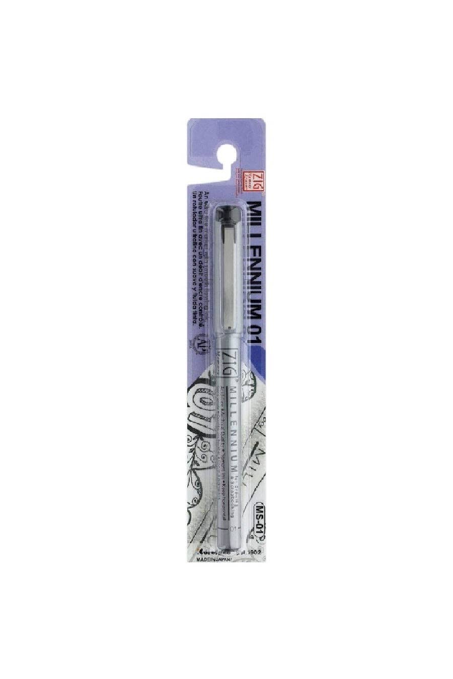 Mechanical pencil with ruler on a white background