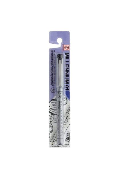 Mechanical pencil with ruler on a white background