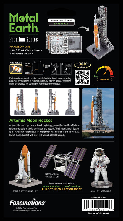 Artemis Moon Rocket - Premium Series Metal Earth