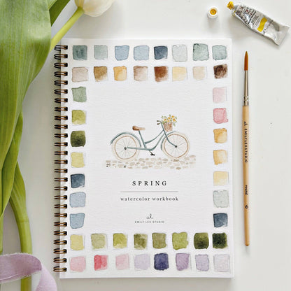 Watercolor Workbooks By Emily Lex Studio  — practice lessons, exercises and study projects