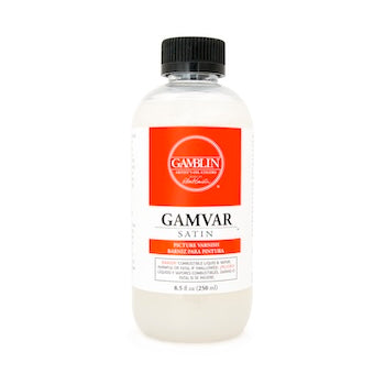 Gamblin Gamvar Picture Varnish, Satin, 8.5 oz.