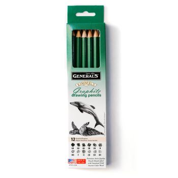 General Pencil Kimberly Graphite Pencil Set, 12-Pencil Set