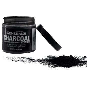 General Pencil Charcoal Powder, 2.3 oz.