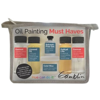 Gamblin Oil Painting Must Haves Set, 6-Piece Set