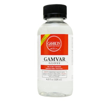 Gamblin Gamvar Picture Varnish Semi-Gloss, 4.2 oz.