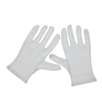 Art Alternatives Soft White Cotton Gloves, 4/Pkg.