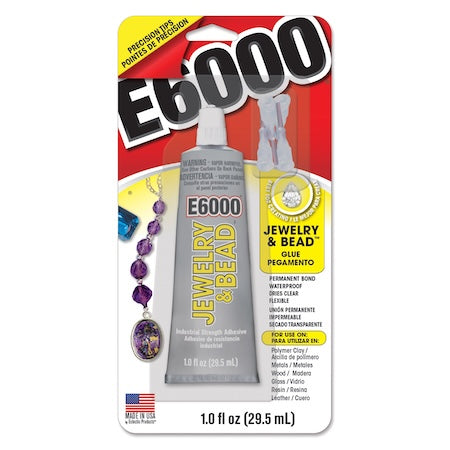 Eclectic E-6000 Adhesive, E6000 Jewelry & Bead, 1 oz