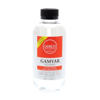 Gamblin Gamvar Picture Varnish Semi-Gloss, 8.5 oz.