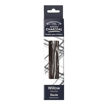 Winsor &amp; Newton Willow Charcoal Sticks, Assorted, 55/Pkg.