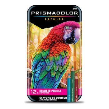 Prismacolor Premier Thick Core Colored Pencil Set, 12-Colors